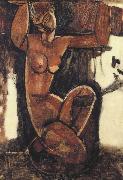 Amedeo Modigliani Caryatid (mk39) painting